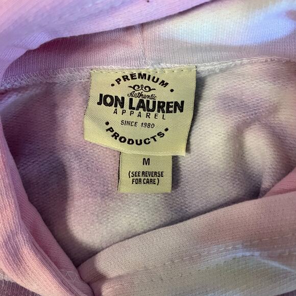 John Lauren Girls Tie Dye Hoodie in Pink/Multi Size Medium - Picture 10 of 12